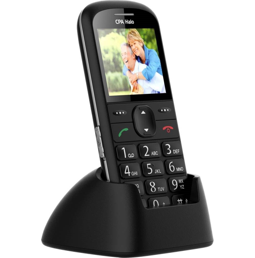 Mobilný telefón CPA Halo 21 Senior čierny 