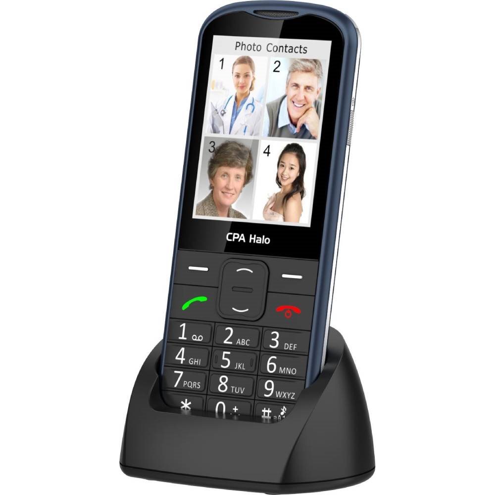 Mobilný telefón CPA Halo 28 Senior modrý 