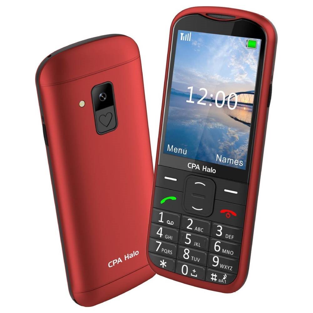 Mobiltelefon CPA Halo 28 Senior rot 