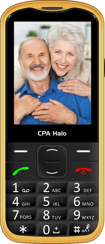 Mobilný telefón CPA Halo 28 Senior zlatý