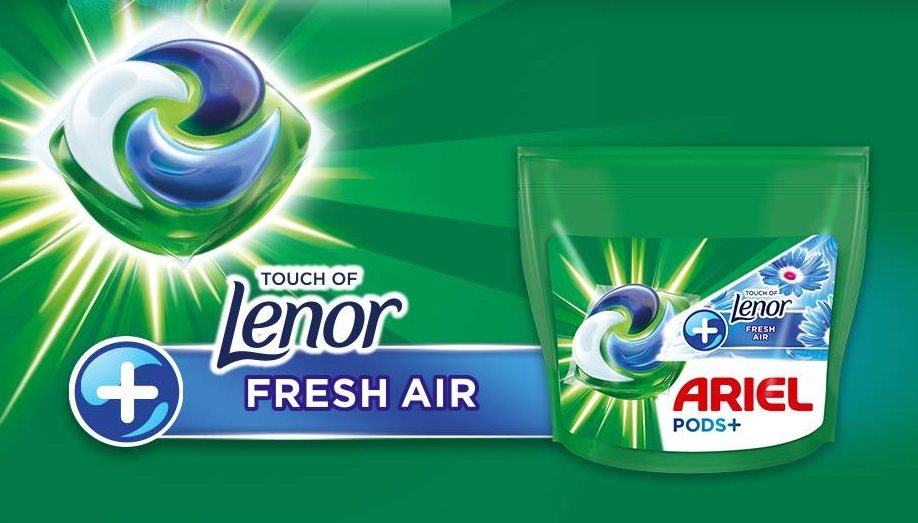 Kapsuly na pranie ARIEL+ Touch of Lenor Fresh Air