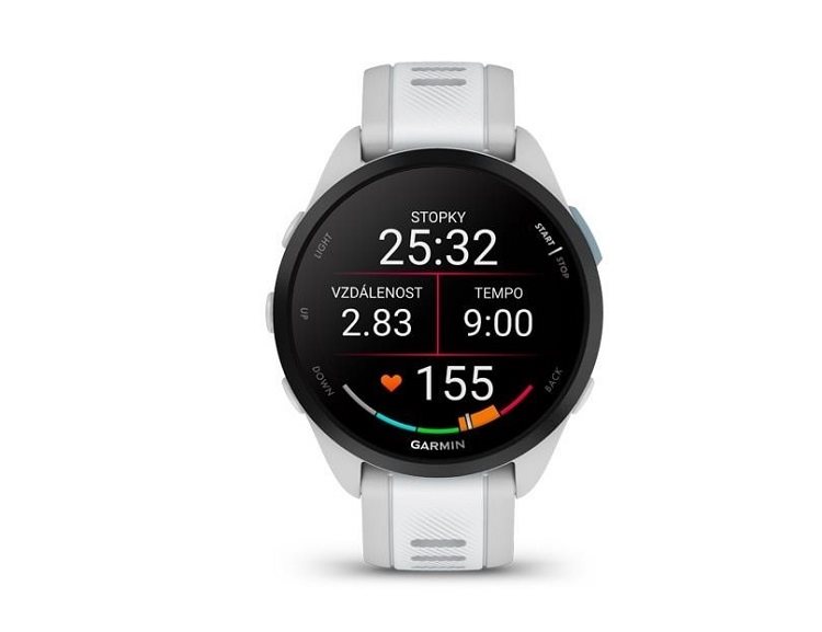 Chytré hodinky Garmin Forerunner 165 Mist Grey/Whitestone