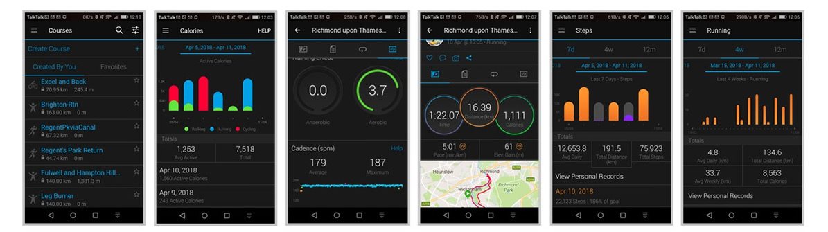 Garmin Venu Mobilní aplikace Garmin Connect