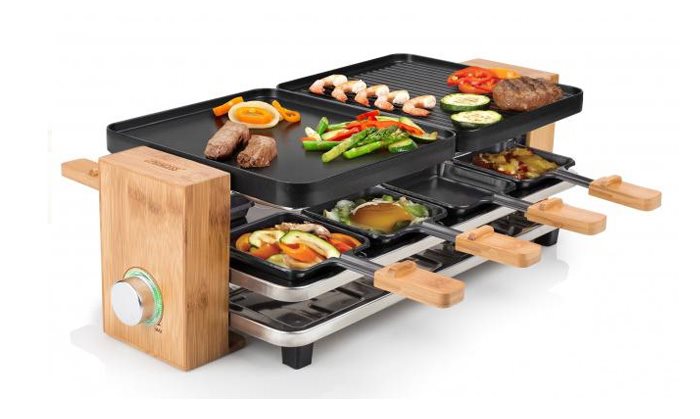 Princess Raclette Pure 8 Zdravé grilování bez tuku