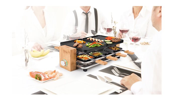 Princess Raclette Pure 8 Příprava pokrmů pro 8 lidí
