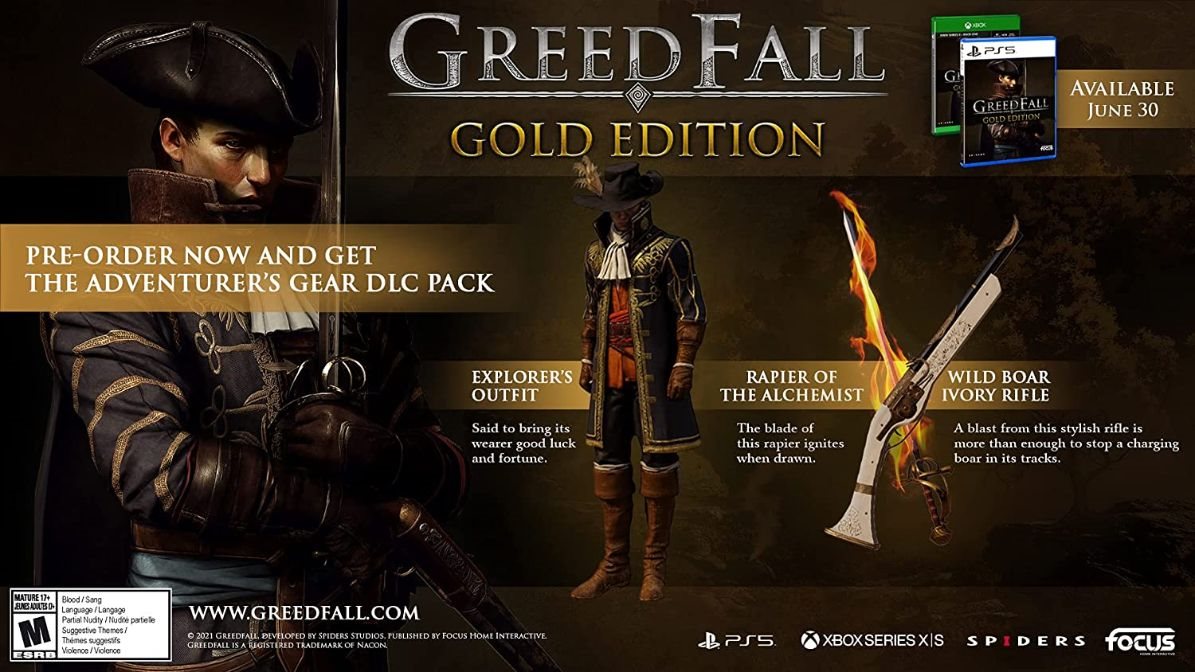 Greedfall - Gold Edition Greedfall - Gold Edition