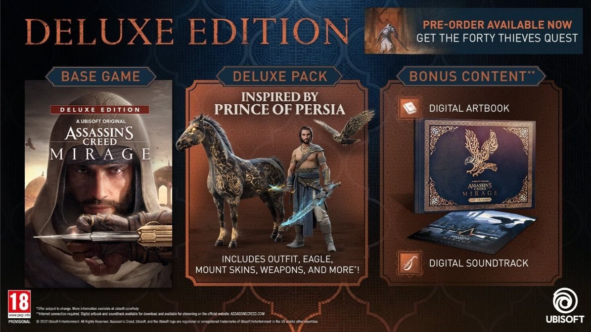 Assassins Creed Mirage: Deluxe Edition - PS5
