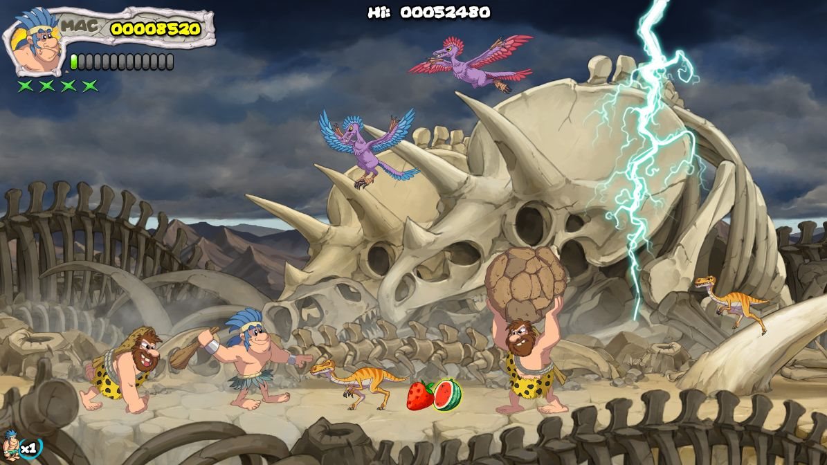  New Joe and Mac: Caveman Ninja - T-Rex Edition - PS5