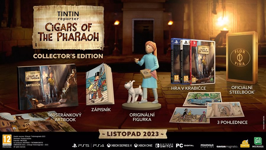 Tintin Reportér: Cigars of the Pharaoh: Collectors Edition PS5