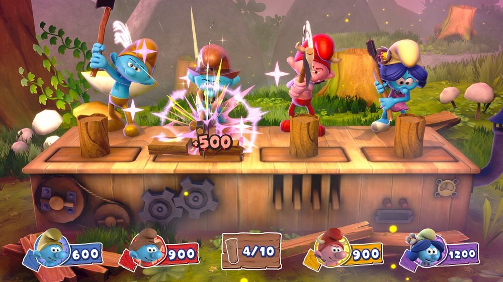 Hra na konzolu The Smurfs: Village Party – Nintendo Switch