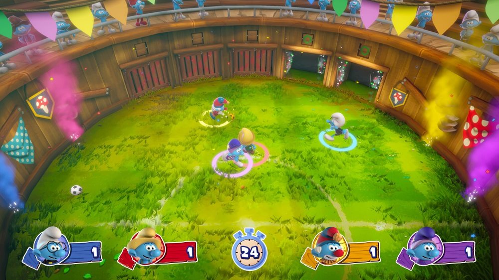 Hra na konzolu The Smurfs: Village Party – Nintendo Switch