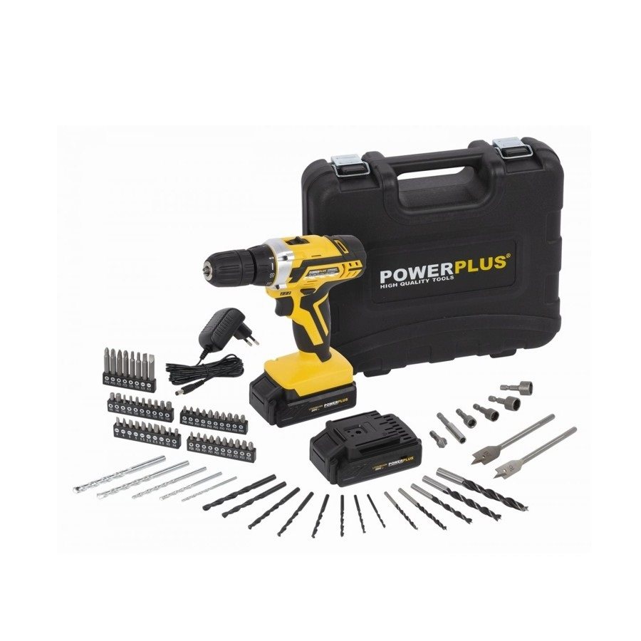 Powerplus cordless online drill