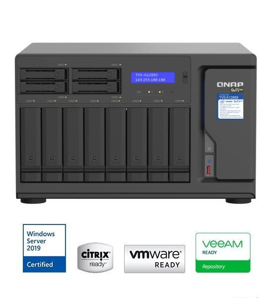 QNAP TVS-h1288X-W1250-16G