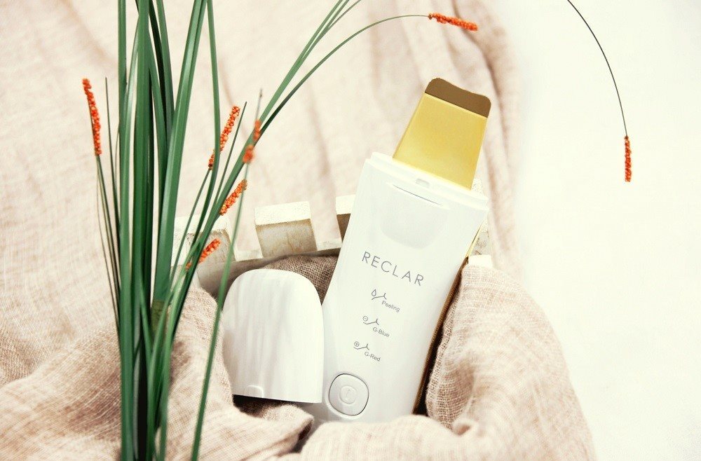 Cosmetic Ultrasonic Skin Scrubber Spatula RECLAR Peeler