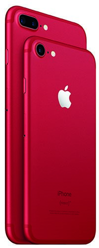 iPhone 7 červený 128 gigabytes