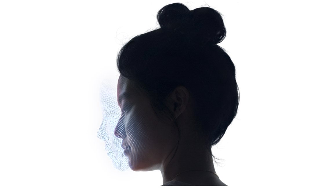 Mobilní telefon iPhone X, Face ID