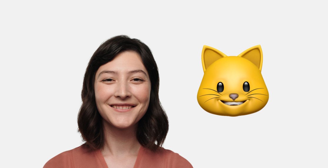 Mobilní telefon iPhone X, animoji