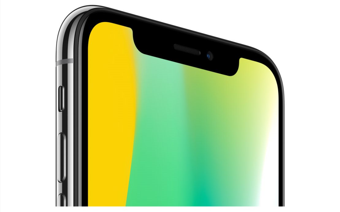 Mobilní telefon iPhone X, TrueDepth