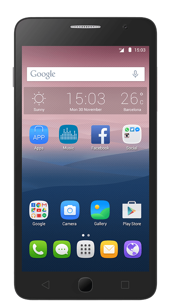  ALCATEL ONETOUCH 5022D POP STAR Black Dual SIM