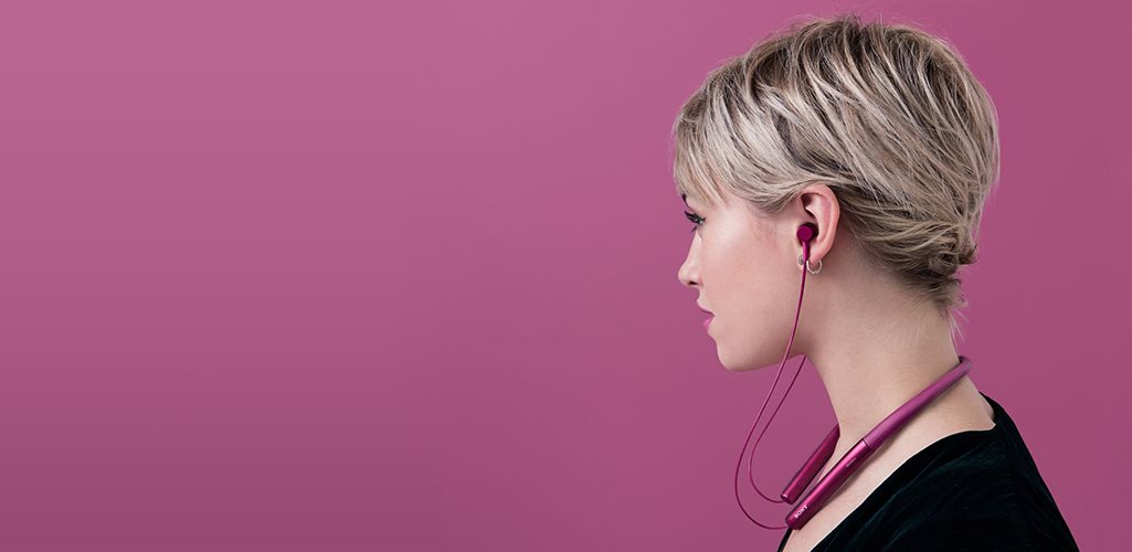 Sony Hi-Res MDR-EX750BT růžová