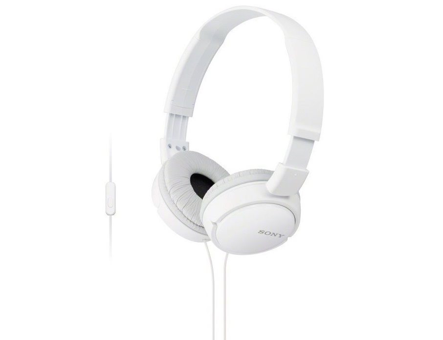 Sony MDR-ZX110APW On-Ear Headphones