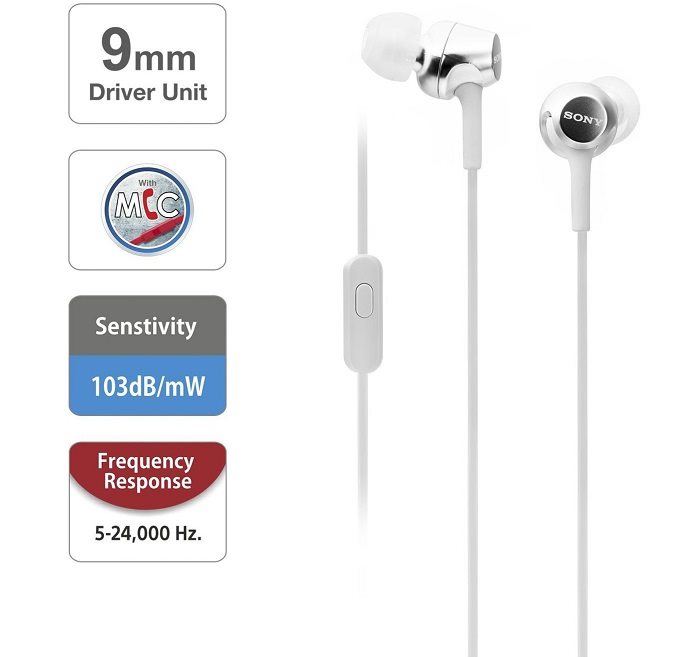 Headphones Sony MDR-EX155AP