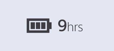 Long battery life