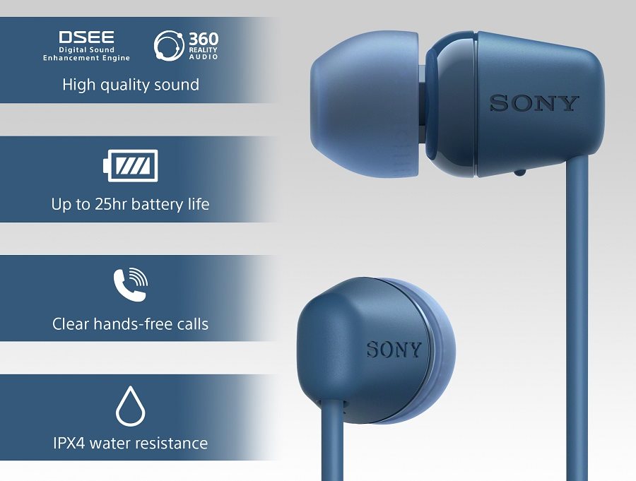 Kabelloser Kopfhörer WI-C100 von Sony