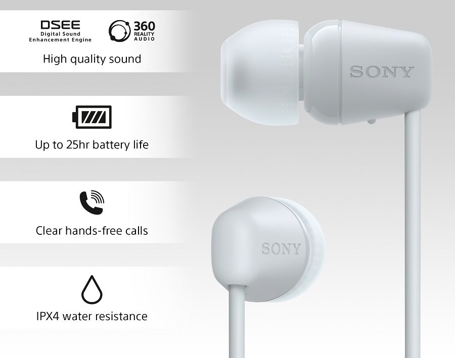 Kabelloser Kopfhörer WI-C100 von Sony