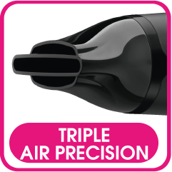 Fén na vlasy Rowenta Studio Dry - koncentrátor Triple Air Precision