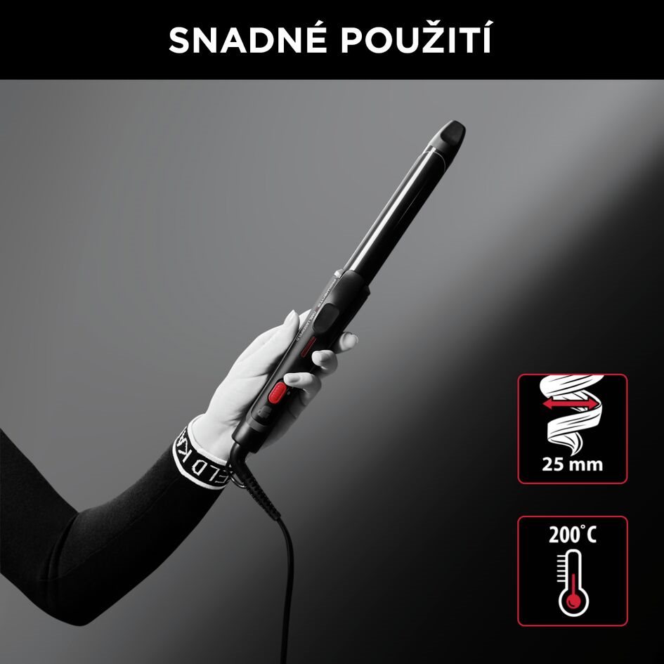 Kulma na vlasy Rowenta x KARL LAGERFELD CF321LF0 Curling Tong