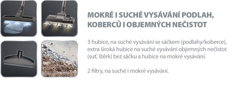 Mokré i suché vysávání