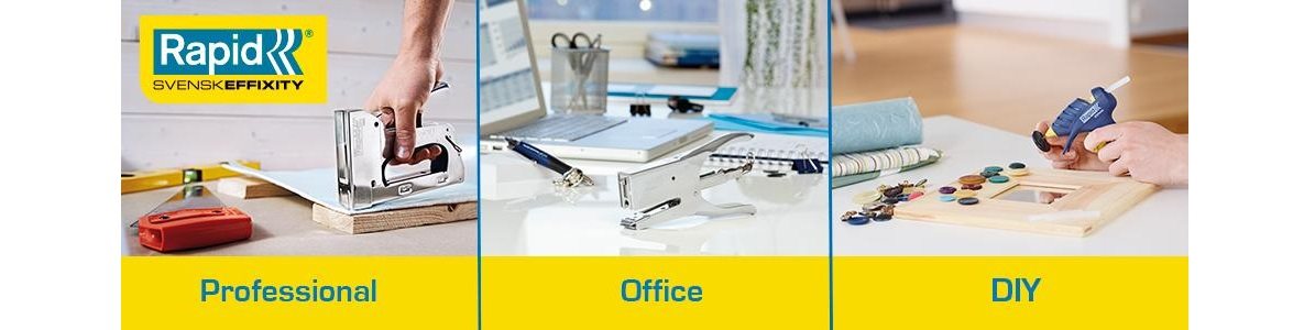 Rapid Supreme S50 SuperFlatClinch™ heavy-duty paper stapler Rapid Supreme S50 SuperFlatClinch™ heavy-duty paper stapler