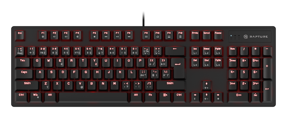 Rapture X-RAY Outemu Red, Black