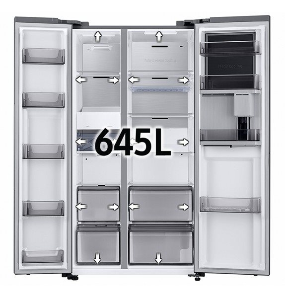Americká lednice SAMSUNG RH69B8941B1/EF