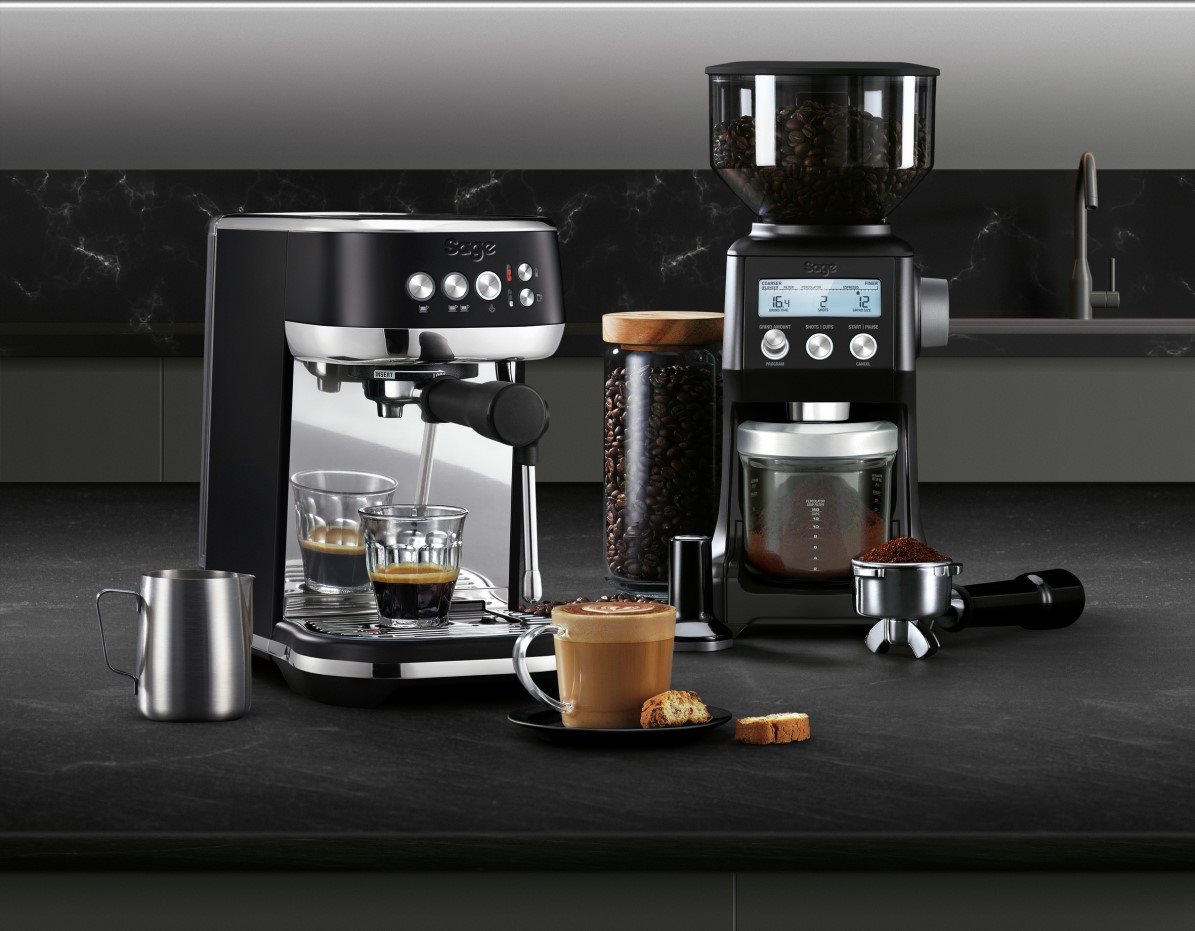 Lever coffee machine Sage SES500BTR Espresso Black Truffle SAG