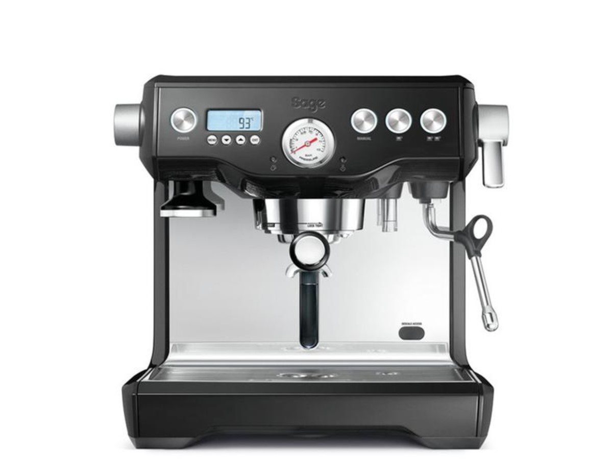 Sage BES920BTR Black Truffle Lever Coffee Machine