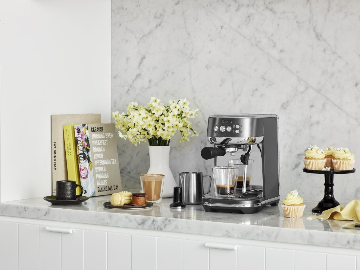 Lever coffee machine SAGE SES500BST Espresso Black Stainless