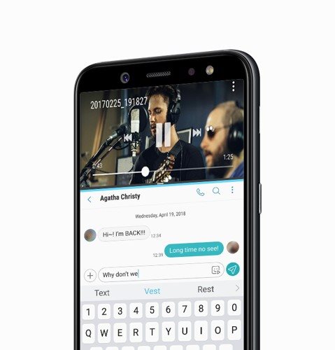 Samsung Galaxy A6 Multitasking
