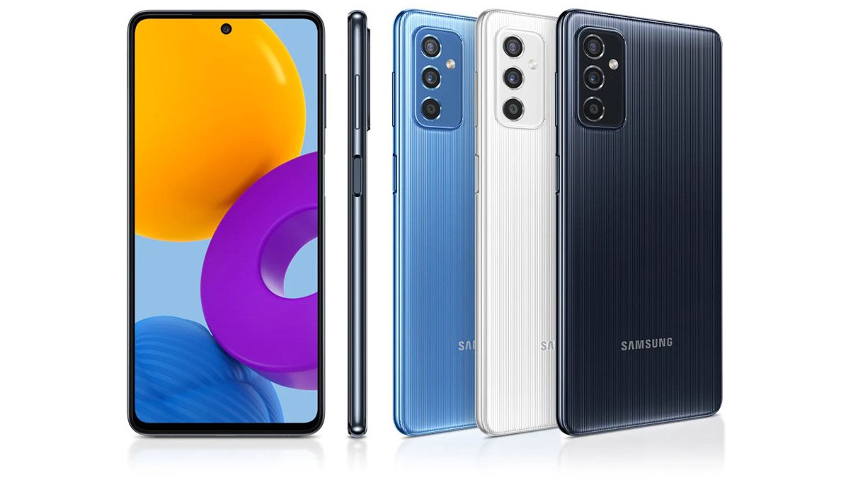Recenze Samsung Galaxy M52 5G 128 GB v modrém provedení