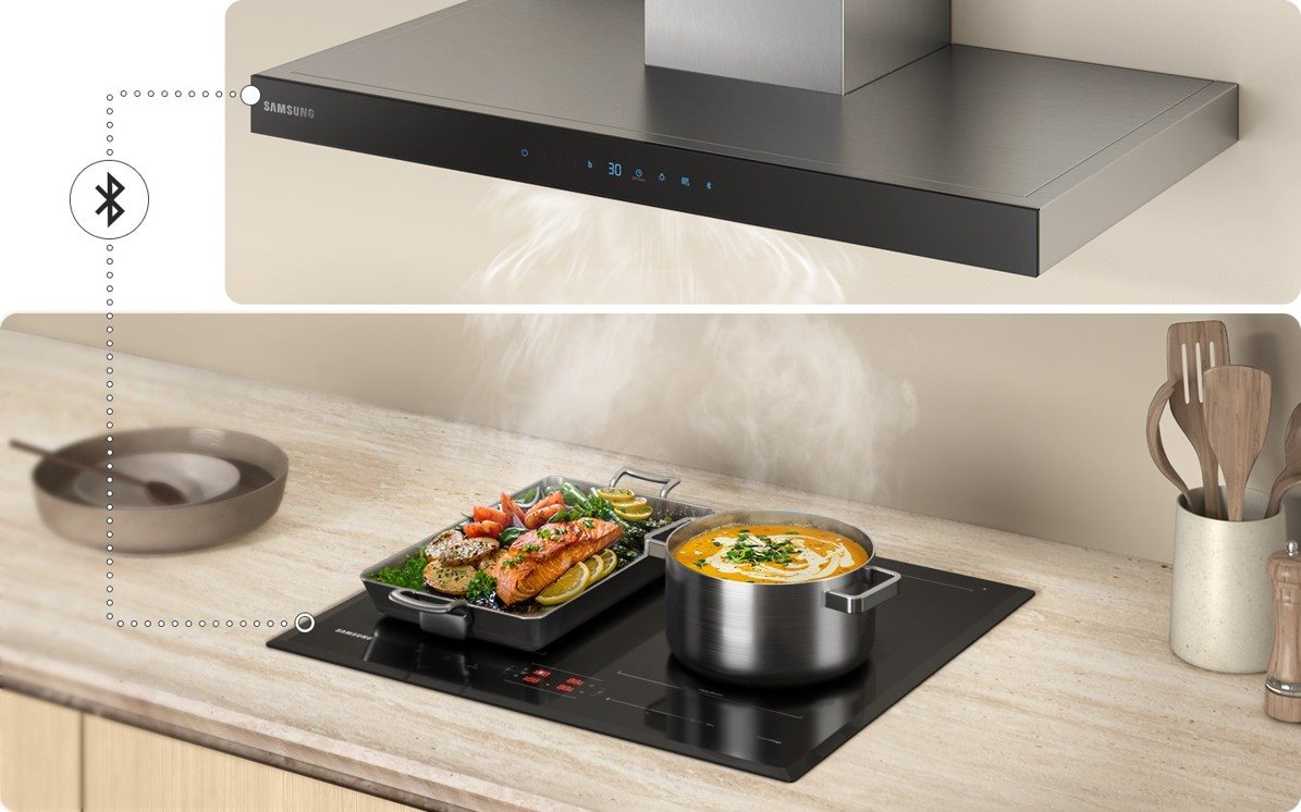 SAMSUNG NZ64B5066GK/U2 smart induction hob