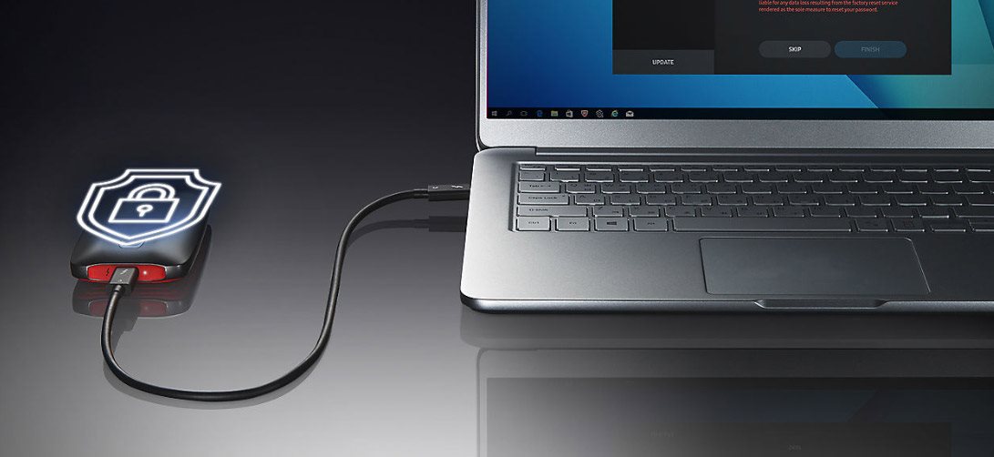 Security Externí disk Samsung Portable SSD X5