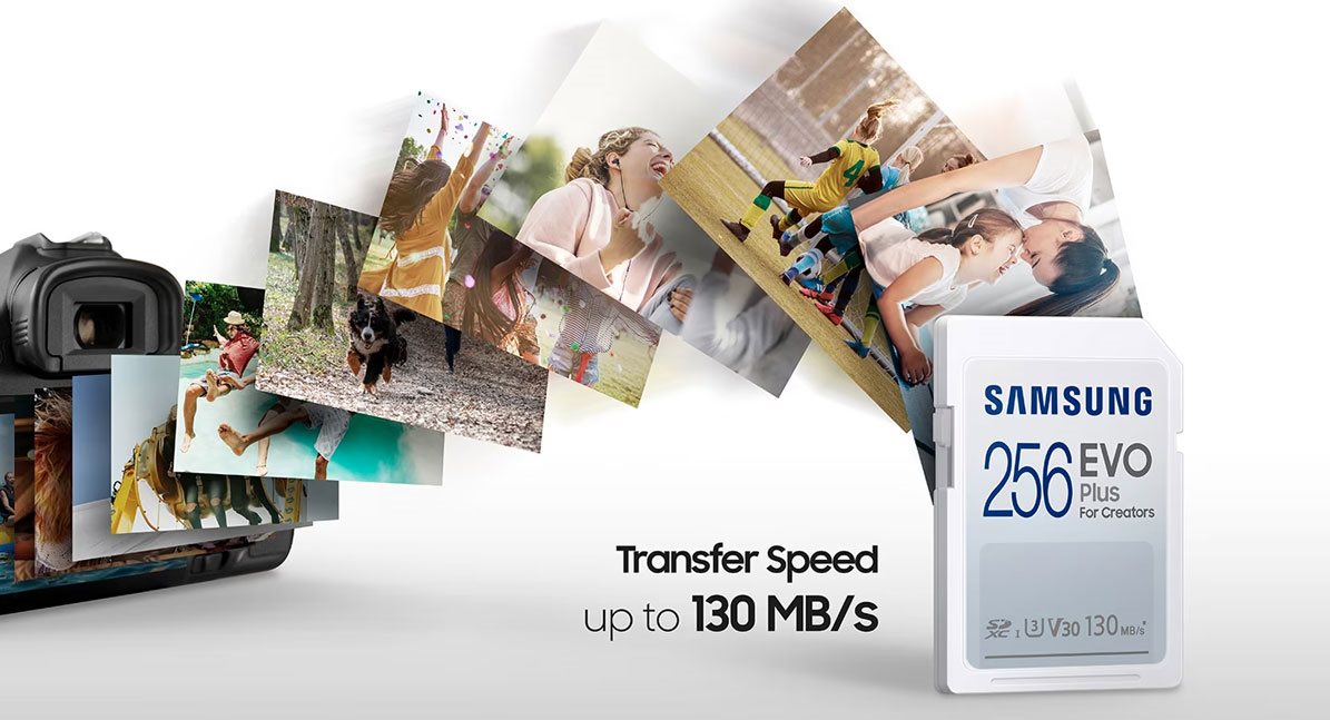Samsung SDXC 64GB EVO PLUS Speicherkarte