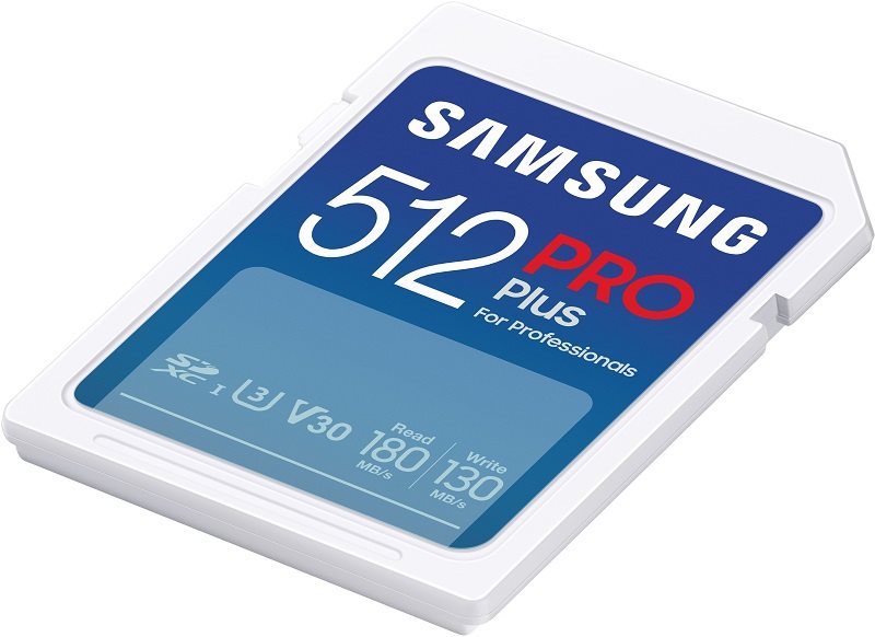 Samsung SDXC 512GB PRO PLUS Speicherkarte (2023)
