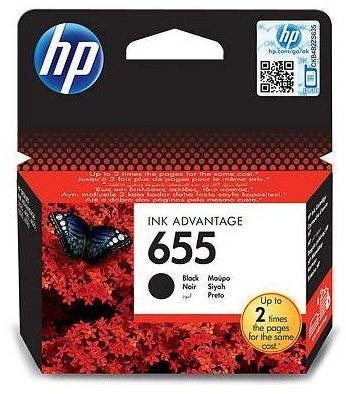 HP 655 | Originální inkoustová kazeta HP® | Černá | CZ109AE