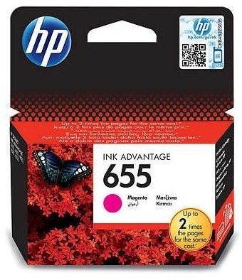 HP 655 | Originální inkoustová kazeta HP® | Purpurová | CZ111AE | 1 kus