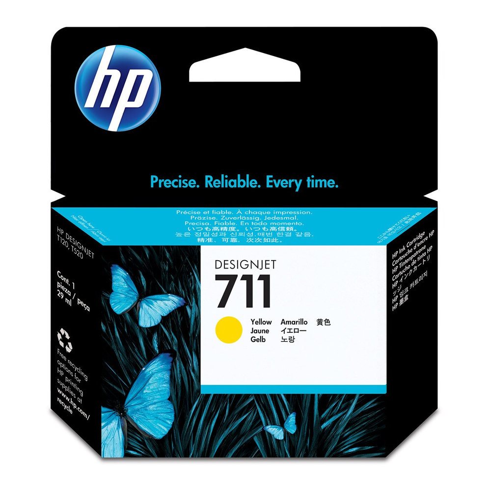 HP CZ132A No. 711 yellow cartridge HP CZ132A No. 711 yellow cartridge