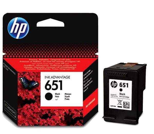 HP 651 | Originálna atramentová kazeta HP | Čierna | C2P10AE | 1 kus