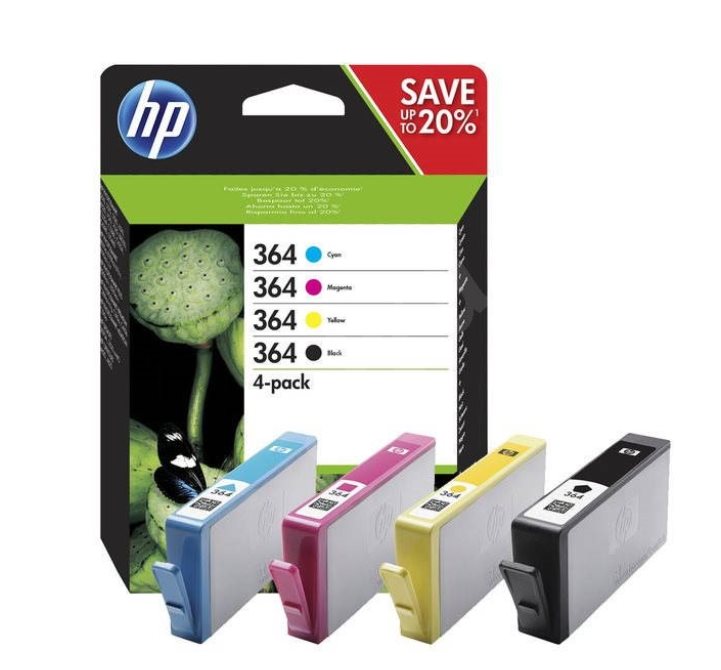 Originální inkoustová kazeta HP 364 multipack