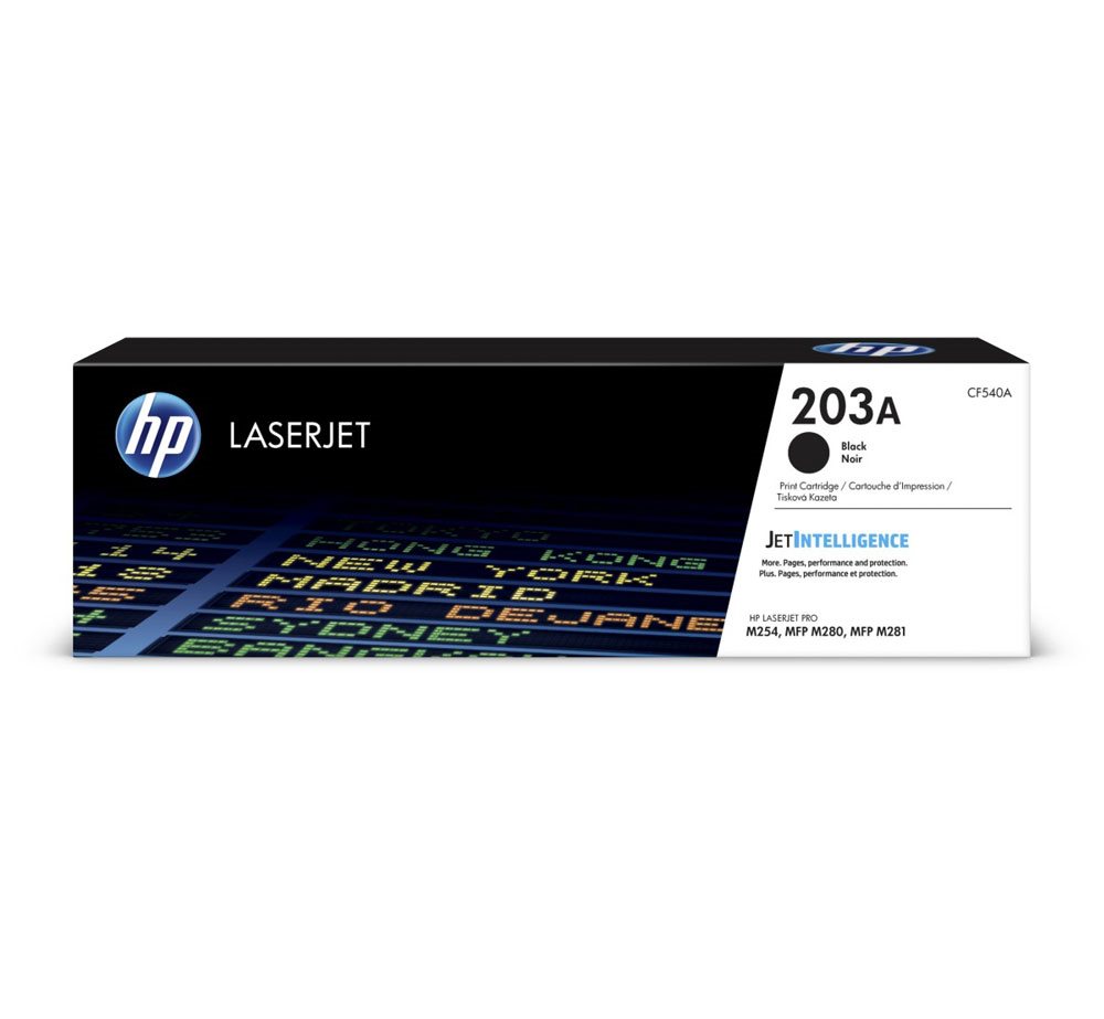 HP CF540A No. 203A black toner